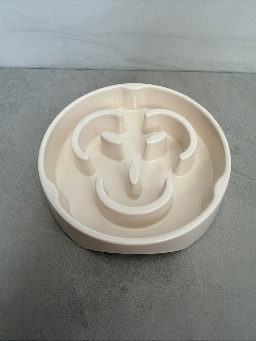 NEW PETCO CAT SMALL DOG SLOW FEEDER BOWL DISH 6" NO SLIDE